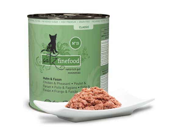 Catz Finefood N.15 Chicken and Pheasant can 800g