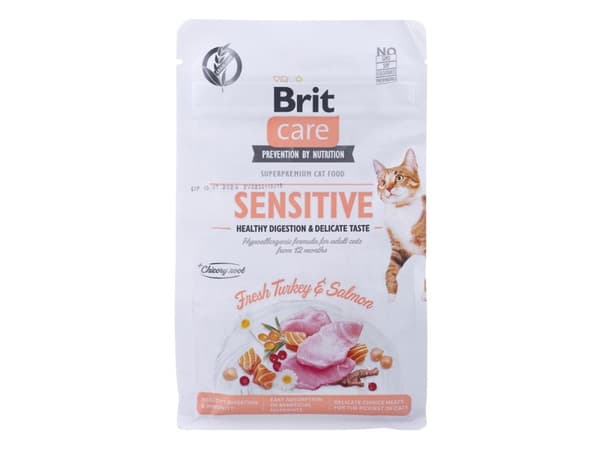 BRIT Care Grain-Free Sensitive Turkey&amp;Salmon - kuivaruoka kissanpennuille - 400g