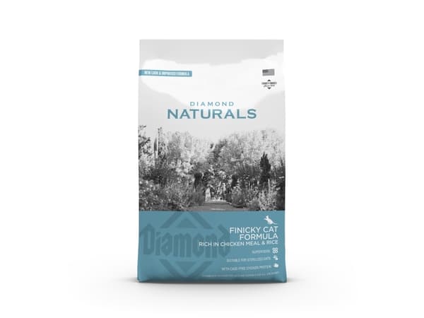DIAMOND PET FOODS Diamond Naturals Finicky Cat Chicken meal & rice 7,5 kg