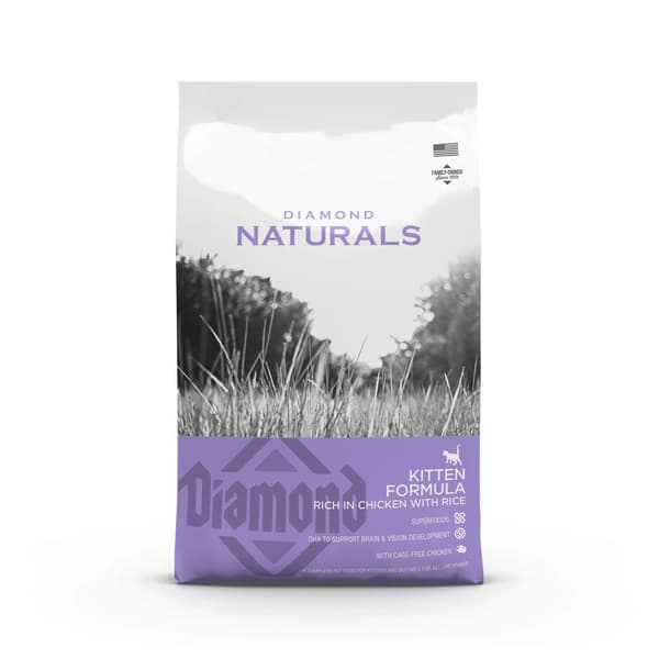 Diamond Naturals Kitten Chicken with Rice 7,5 kg - Best før 1/4-2025