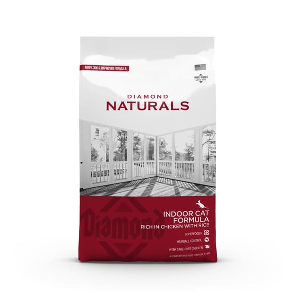 Diamond Naturals Indoor Cat Chicken with Rice 7,5 kg