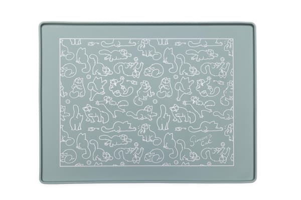 Sourcing CAT MAT FOR BOWL L 40X30X1CM GREEN