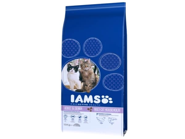 Iams Adult MulticatChicken & Salmon 15 kg