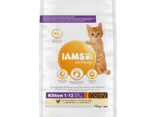 Iams CAT Vitality Kitten & Junior Chicken 10 kg