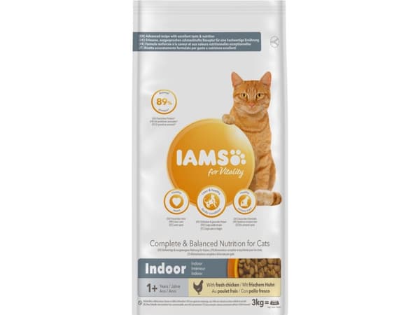 Iams CAT Vitality Adult Indoor Chicken 3 kg