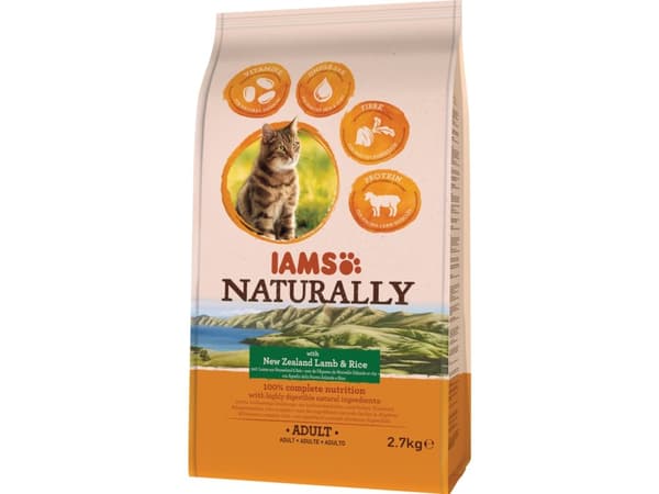 Iams Cat Naturally Adult Lamb 2,7 kg