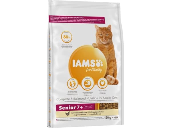 Iams CAT Vitality Senior Chicken 10 kg