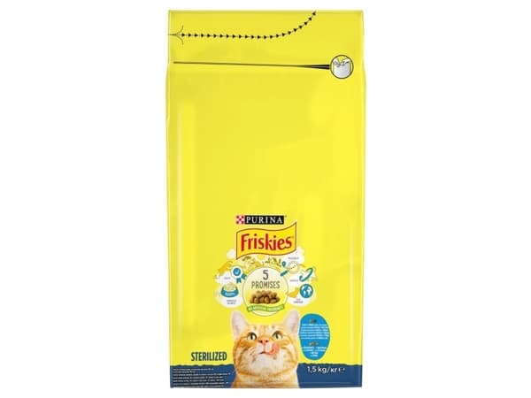 Purina FRISKIES Sterilized, Aikuinen, 1,5 kg