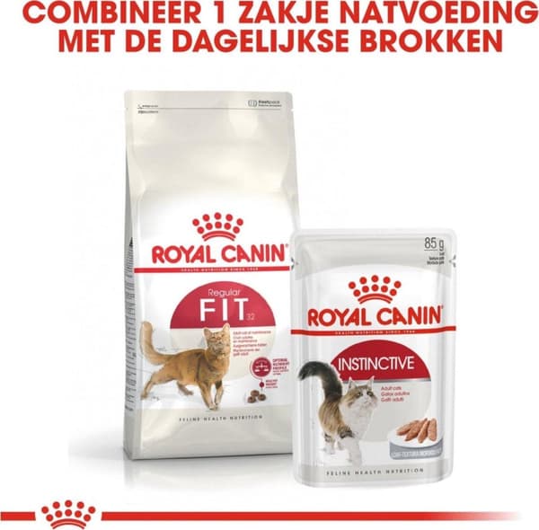 Royal Canin Regular Fit 32 katter torrfoder 400 g vuxen majs, fjäderfä