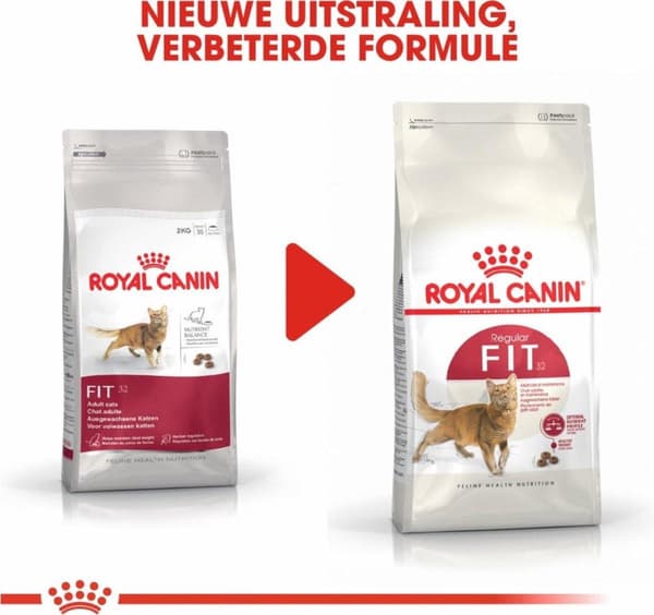 Royal Canin Regular Fit 32 katter torrfoder 400 g vuxen majs, fjäderfä