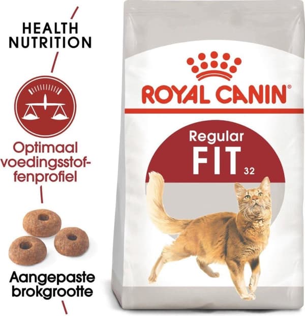Royal Canin Regular Fit 32 katter torrfoder 400 g vuxen majs, fjäderfä
