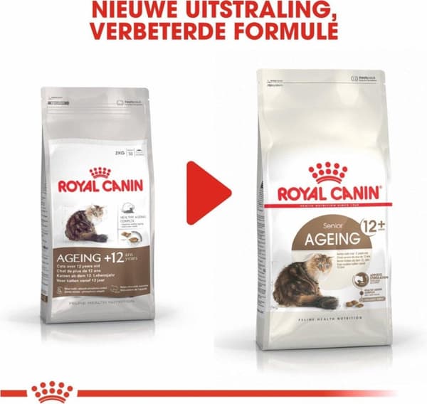 Royal Canin Senior Aging 12+ Torrfoder för katter Fjäderfä, grönsaker 0,4kg