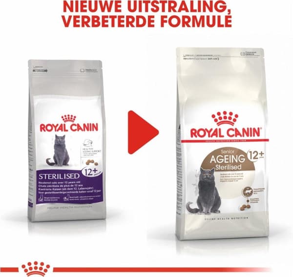 Royal Canin Senior Aging Sterilized 12+ katter torrfoder 400 g majs, fjäderfä, grönsaker