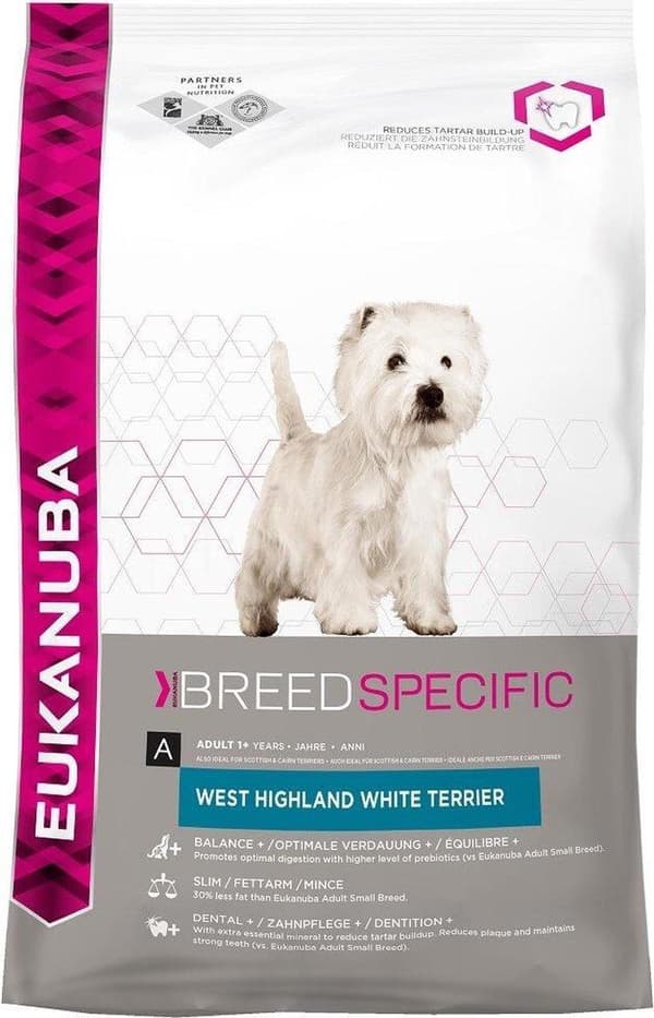 Eukanuba RACESPECIFIK 2,5 kg voksen kylling, Tyrkiet