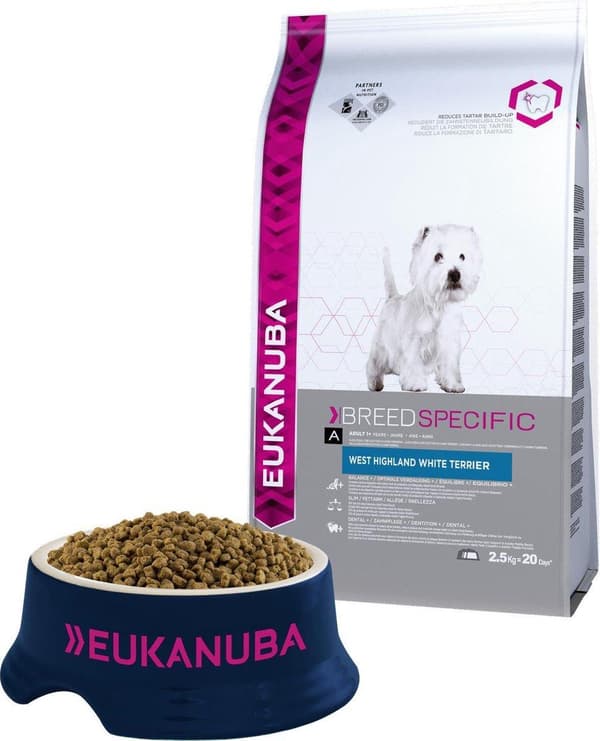 Eukanuba RACESPECIFIK 2,5 kg voksen kylling, Tyrkiet