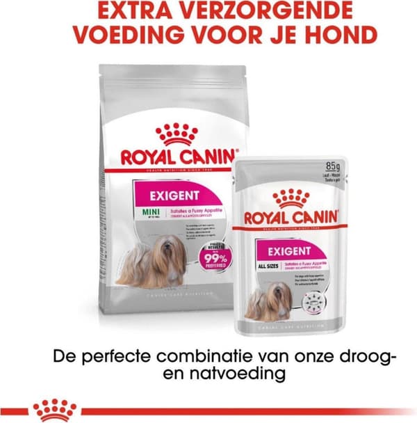 ROYAL CANIN Mini Exigent - tørfoder til kræsne hunde - 1 kg
