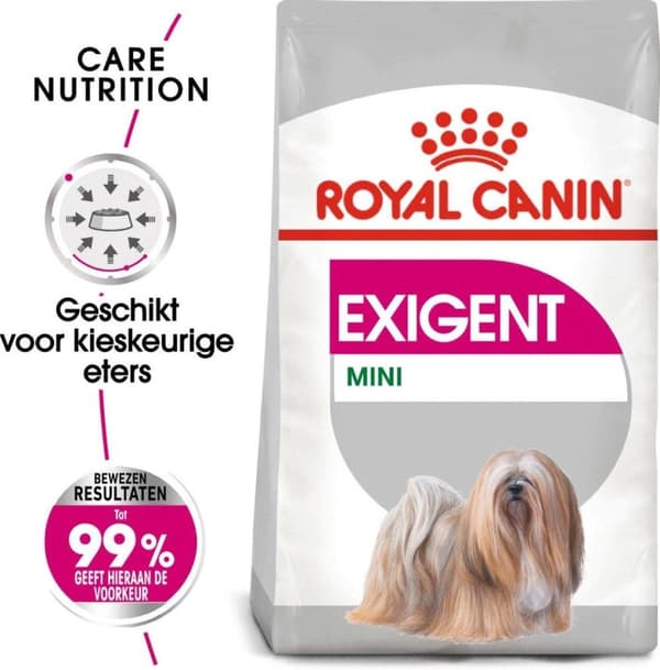 ROYAL CANIN Mini Exigent - tørfoder til kræsne hunde - 1 kg