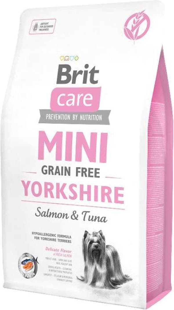 Brit Care Mini Grain Free Yorkshire 2 kg Aikuinen lohi, tonnikala