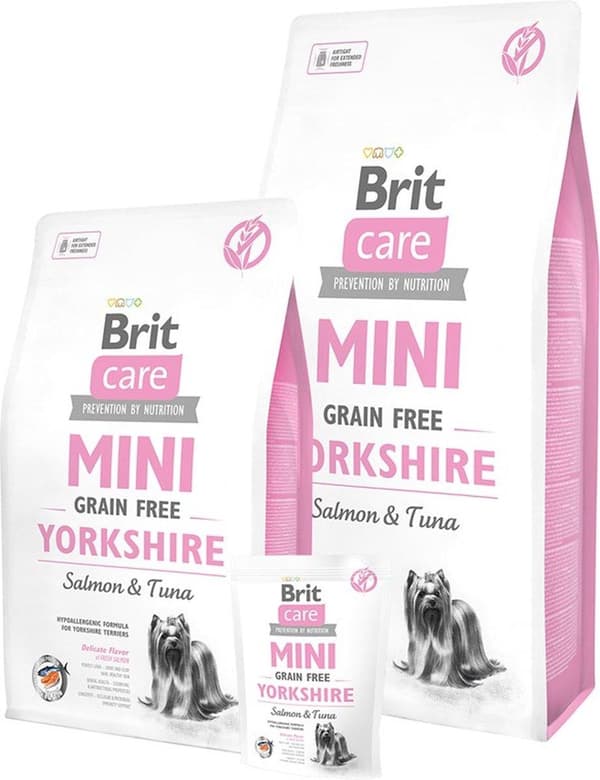 Brit Care Mini Grain Free Yorkshire 2 kg Aikuinen lohi, tonnikala