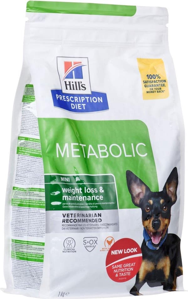 HILL'S PRESCRIPTION DIET Canine Metabolic Mini Torr hundfoder Kyckling 1 kg