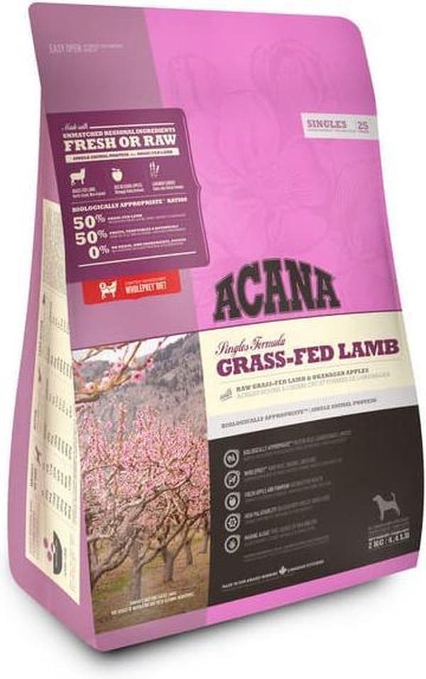 ACANA Singles Grass-Fed Lamb - torrfoder för hundar - 2 kg