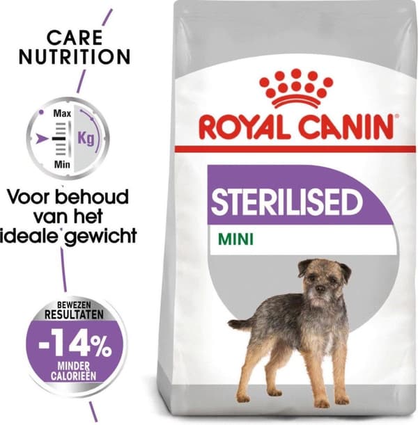 Royal Canin CCN MINI STERILIZED - tørfoder til voksne hunde - 3 kg