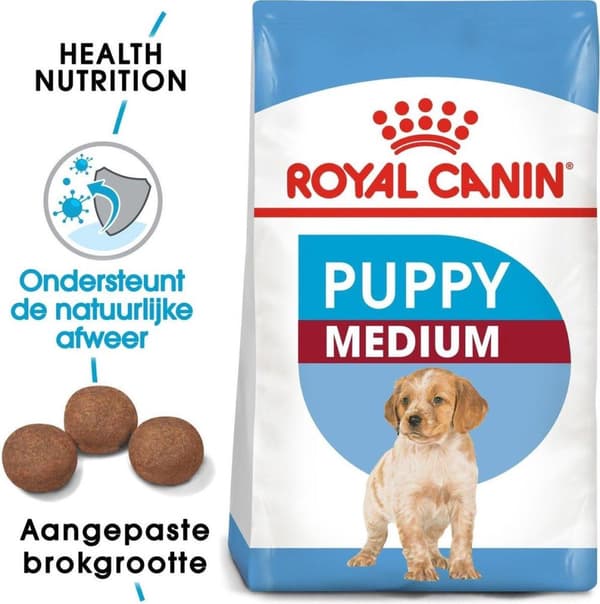 Royal Canin Medium Puppy 4 kg Majs, Fjerkræ