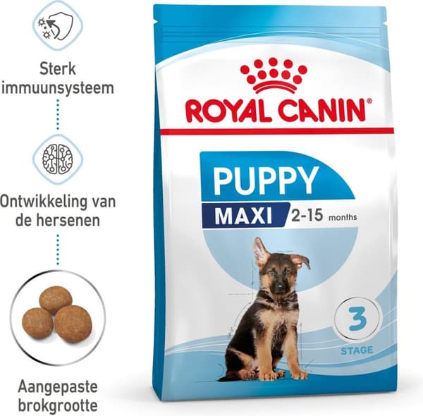 Royal Canin Maxi Puppy Fjerkræ,Ris 4 kg
