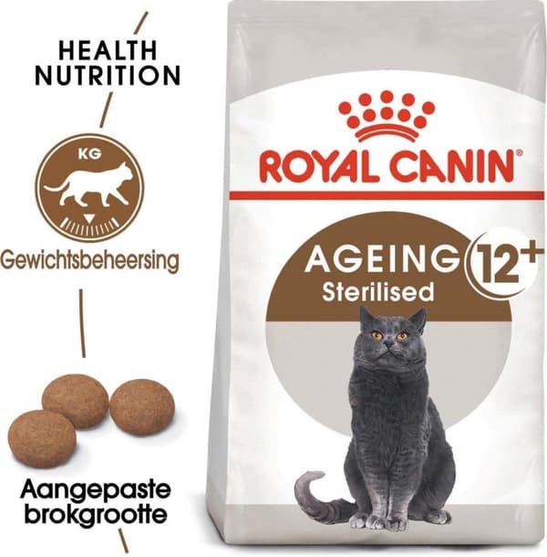 Royal Canin Senior Aging Steriliseret 12+ katte tørfoder Majs, Fjerkræ, Grøntsager 2 kg