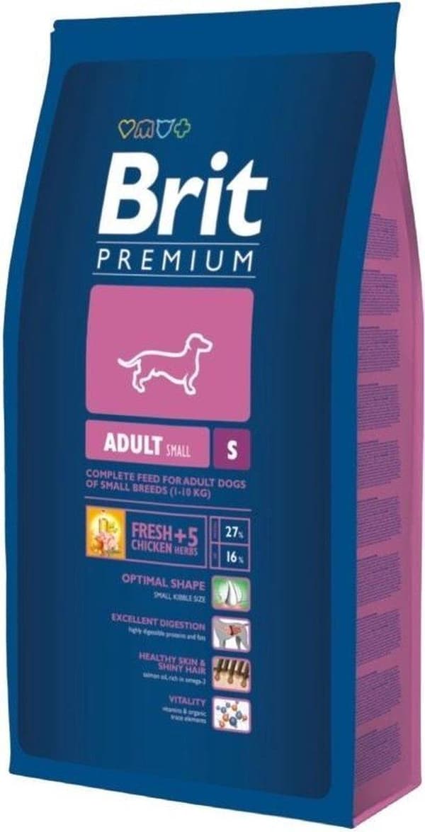 Brit Premium By Nature Adult S - koiran kuivaruoka - 8kg