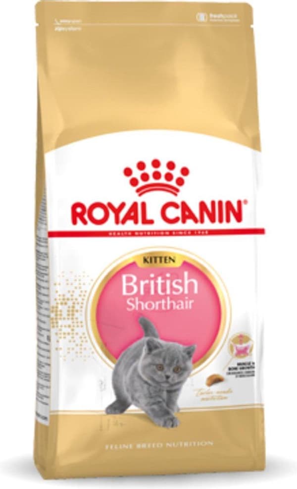 Royal Canin British Shorthair Kitten katte tørfoder 2 kg Fjerkræ, Ris, Grøntsager