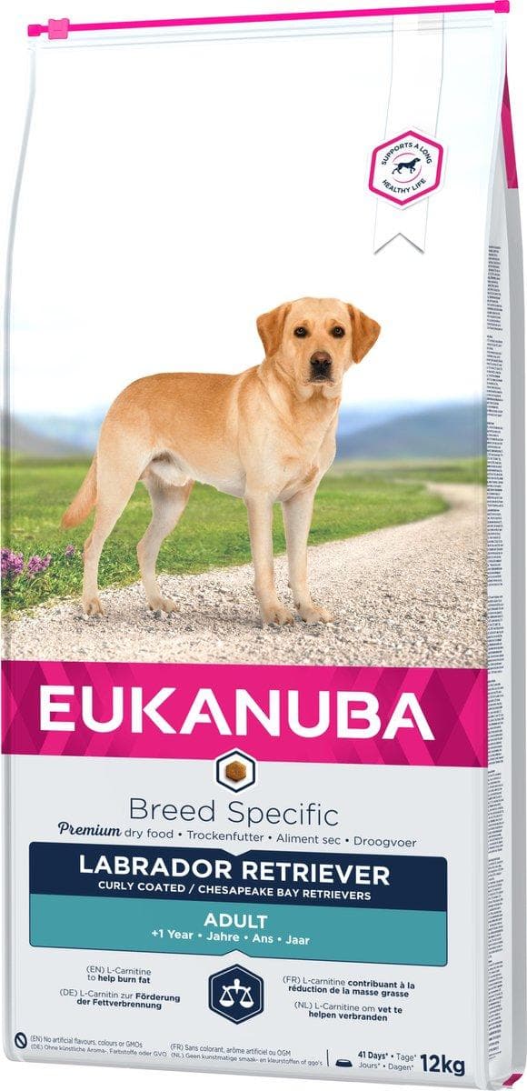 Koiran kuivaruoka Rodut Ravinto Labradorinnoutaja Aikuinen 12 kg