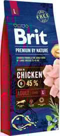 Pikkukuva 2 / 2: BRIT Premium by Nature Adult Large Chicken - kuiva koiranruoka - 15 kg