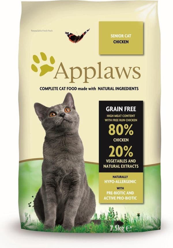 APPLAGER KATT SENIOR Kyckling 7,5kg
