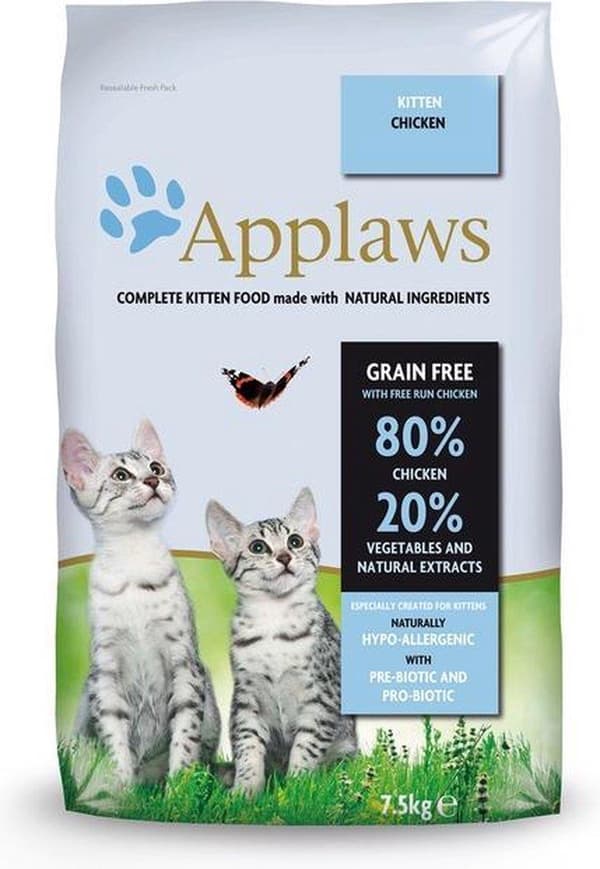 Applaws 5060122491396 kissan kuivaruokaa 7,5 kg Kitten Chicken