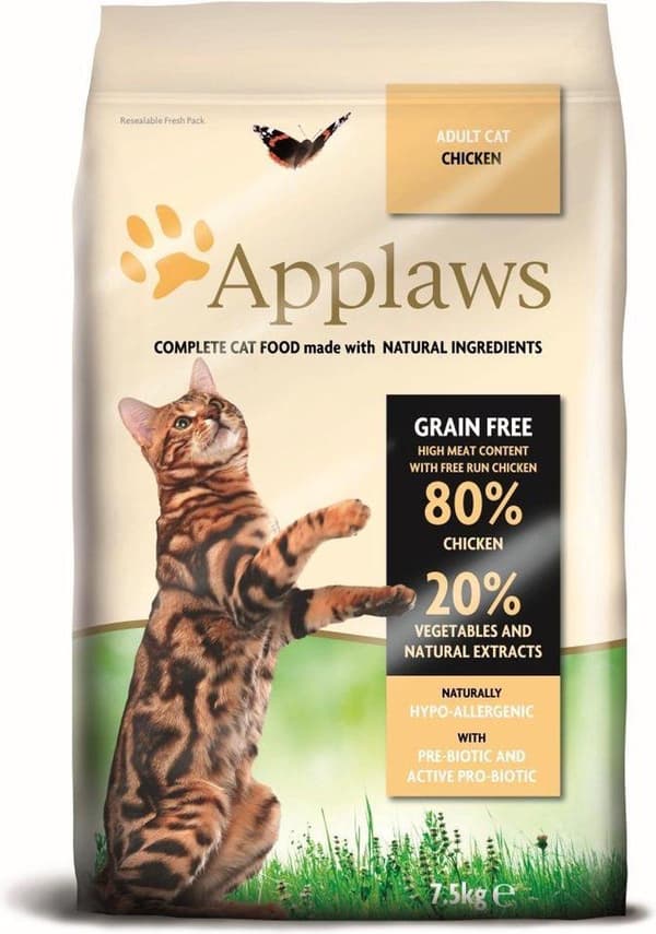 Applaws Adult – Kycklingkatter torrfoder 7,5 kg