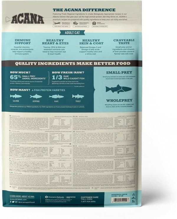 ACANA Bountiful Catch Cat 4,5 kg