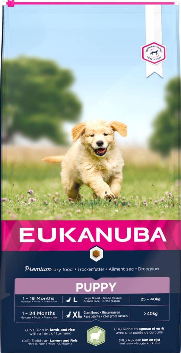 Eukanuba Hvalp Lam, Ris 12 kg