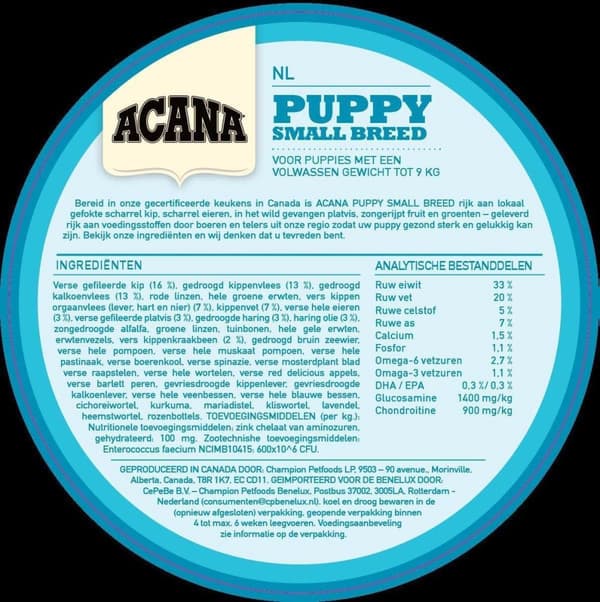 Acana HERITAGE Adult Small Breed 6 kg