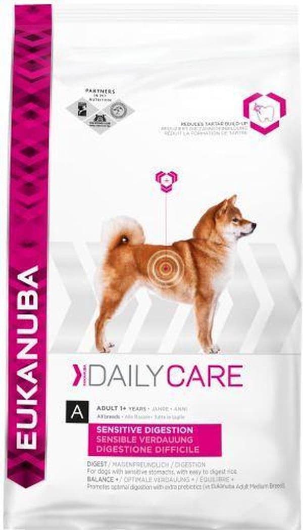 Eukanuba Daily Care Adult Sensitive Digestive - kuiva koiranruoka - 12 kg