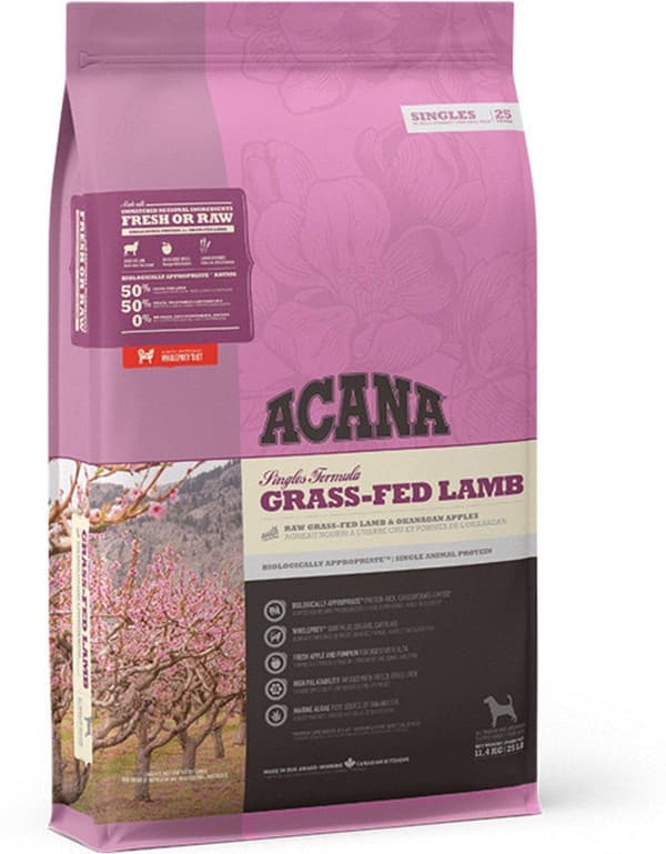 Acana Singles Græsfodret Lam 11,4 kg