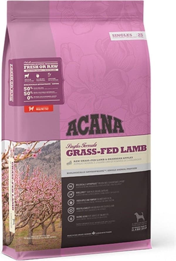 Acana Singles Græsfodret Lam 11,4 kg