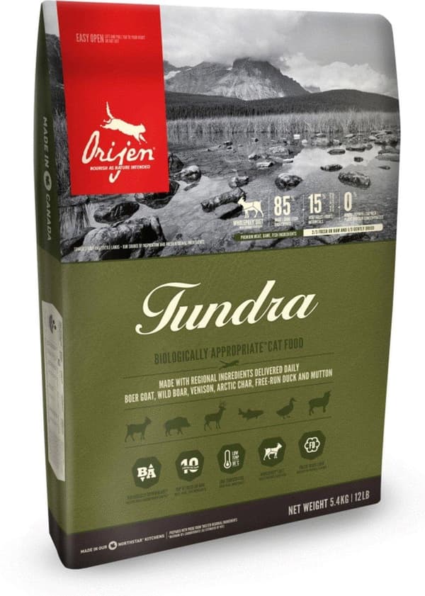 Orijen Tundra katter torrfoder 5,4 kg Vuxen get, galt, anka