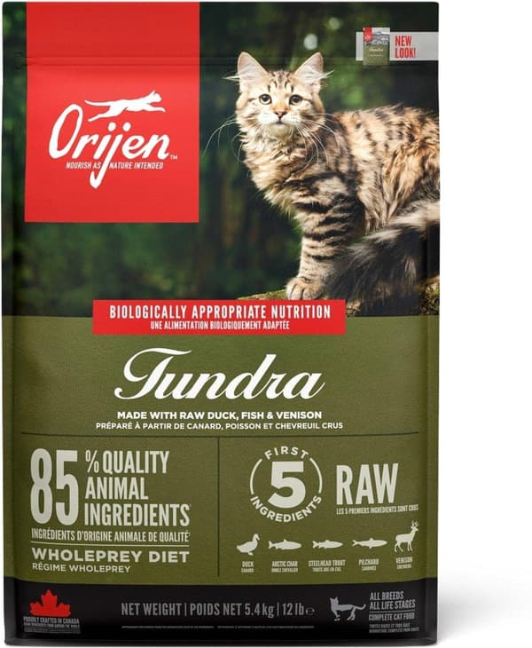 Orijen Tundra katter torrfoder 5,4 kg Vuxen get, galt, anka
