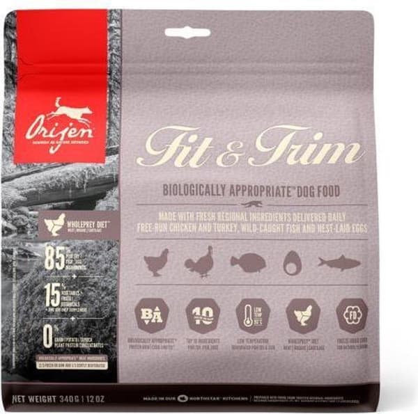 Orijen Fit&Trim 11,4 kg voksen kylling, fisk, kalkun