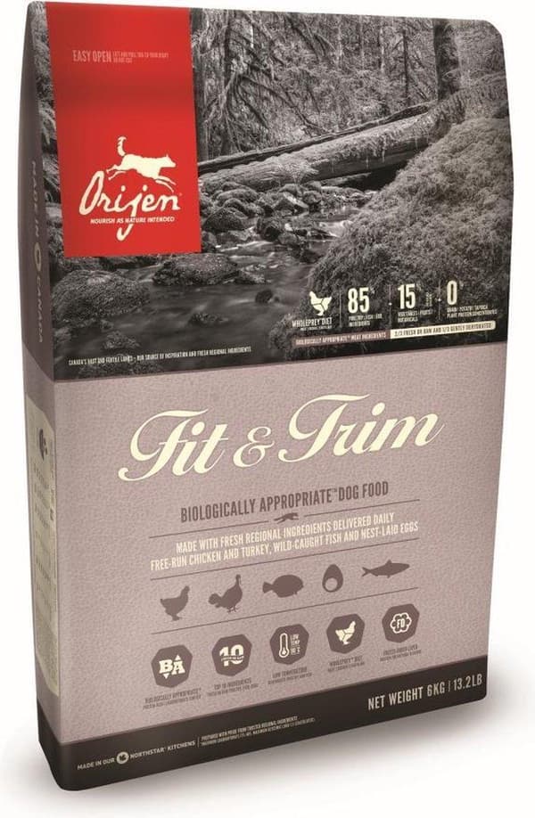 Orijen Fit&Trim 11,4 kg voksen kylling, fisk, kalkun