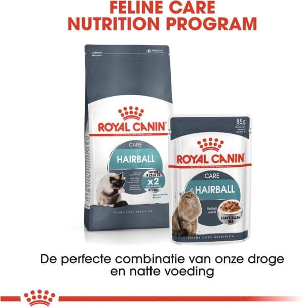 Royal Canin Hairball Care katter torrfoder 10 kg vuxen majs, fjäderfä, ris, grönsaker