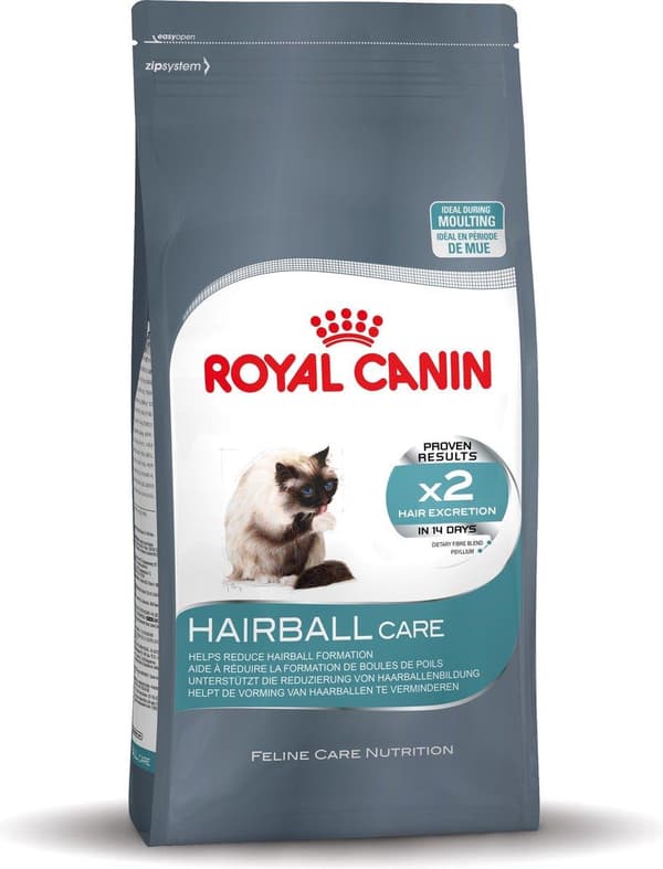 Royal Canin Hairball Care katte tørfoder 10 kg voksen majs, fjerkræ, ris, grøntsager
