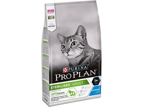 Purina Pro Plan Sterilised OPTIrenal, Voksen, Kanin, 1,5 kg, Antioksidanter medfølger