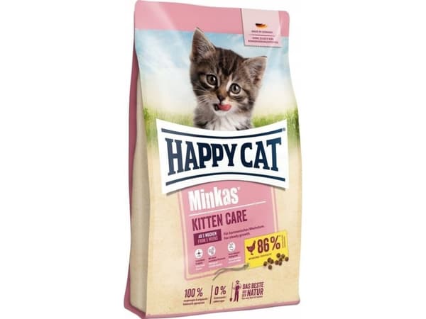 Happy Cat Minkas Kitten Care, drób, 500 g